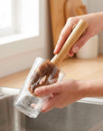 Bamboo Cleaning Brush: Sisal & Coconut