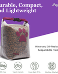 Reusable Roll Top Pet Food Storage Bag: Medium