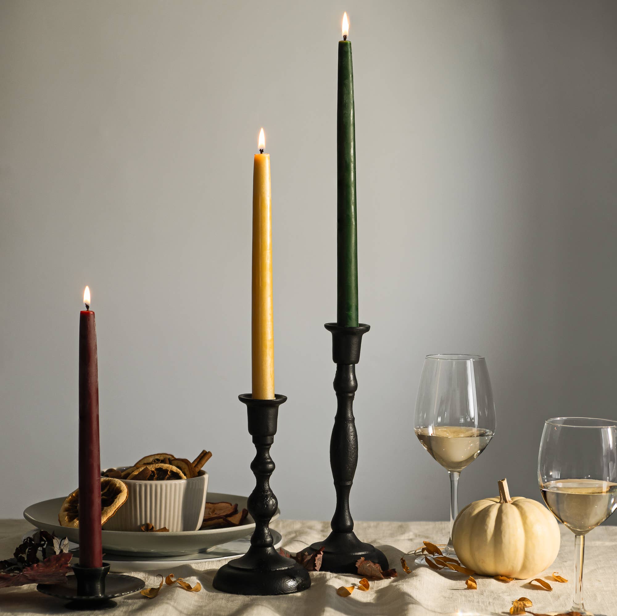 Beeswax Taper Candles: Dripless & Handmade