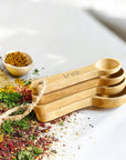 Bamboo Teaspoon Measuring Set