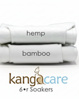 Cloth Diaper Inserts Set of 2: Kanga Care - Rumparooz 6r Hemp or Bamboo