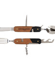 Camping Cutlery Tool, Wood