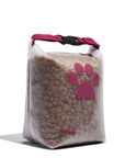 Reusable Roll Top Pet Food Storage Bag: Medium