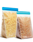 Reusable Stand-Up Snack Bags: 2-Pack