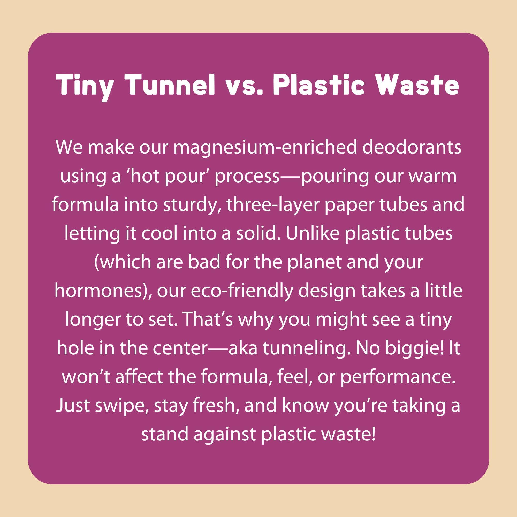 Deodorant: Magnesium Enriched & Aluminum Free