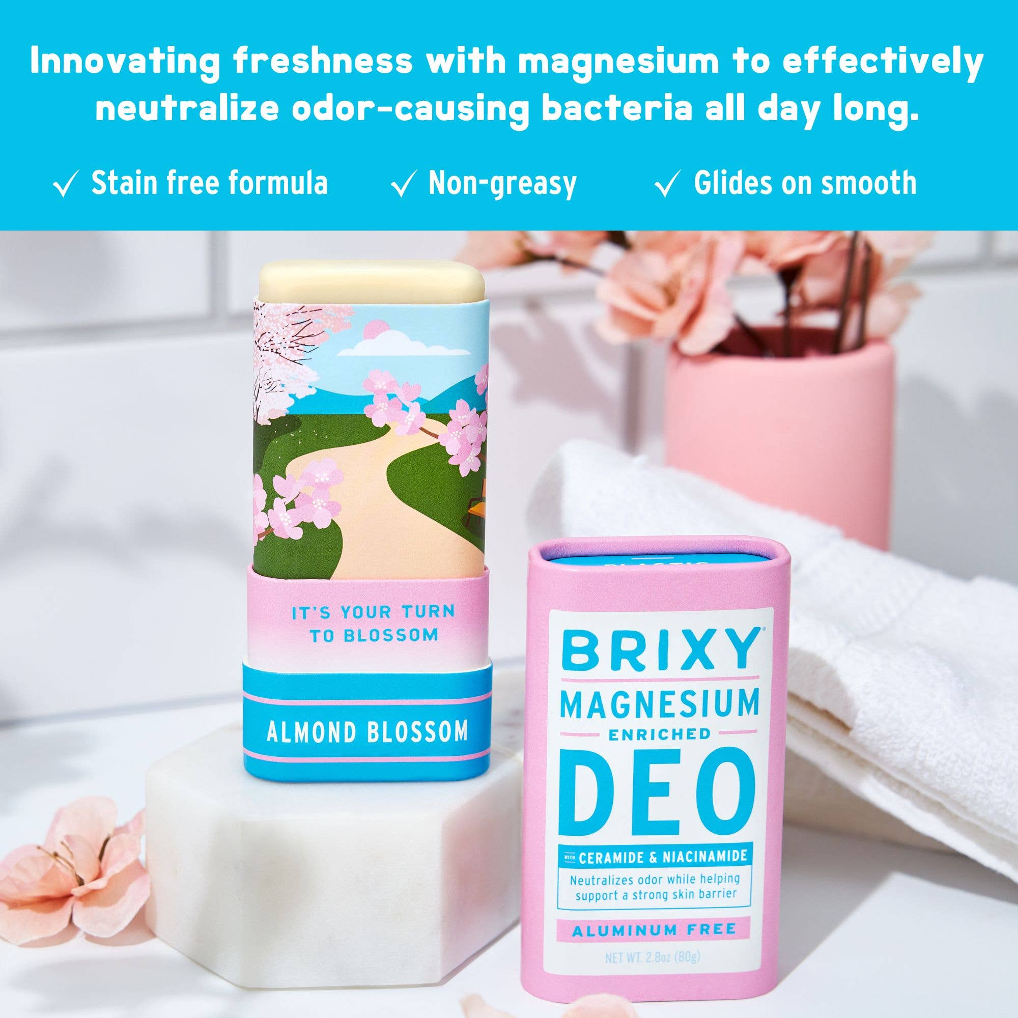 Deodorant: Magnesium Enriched & Aluminum Free