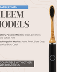 Bamboo Toothbrush Head: Pack of 4