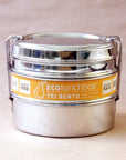 Tri Bento: Stainless Steel