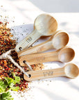 Bamboo Teaspoon Measuring Set