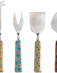Mosaic Cheese Knives Set of 4