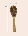 Bamboo Cleaning Brush: Sisal & Coconut