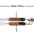 Camping Cutlery Tool, Wood