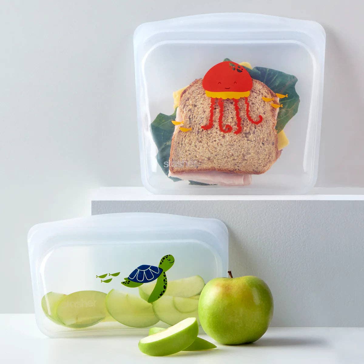 Silicone Bags: Back to School Lunch 2-Pack – Marley's Monsters