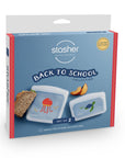 Silicone Bags: Back to School Lunch 2-Pack