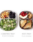 Camping Tray: Stainless Steel