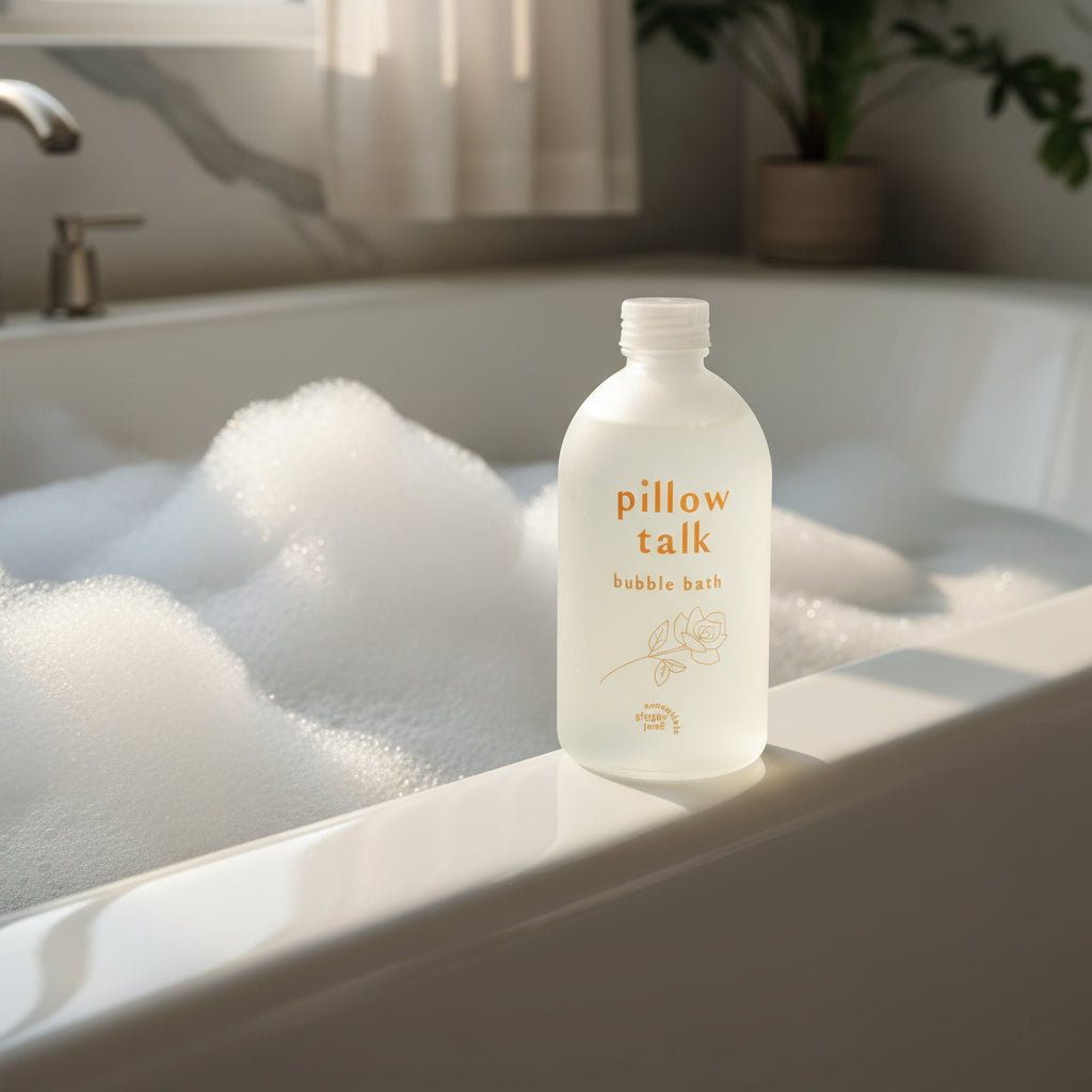 aloe bubble bath Natural Bubble Bath - Pillow Talk | Spa-Like Bath at Home