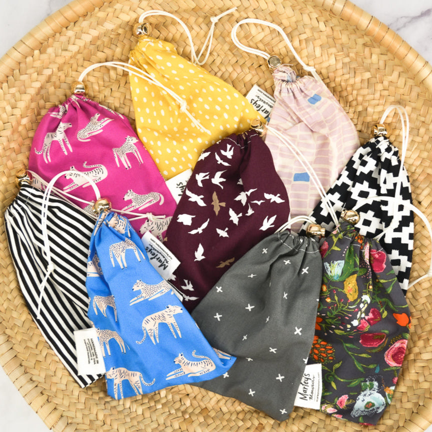 Mini Drawstring Bags – Marley's Monsters