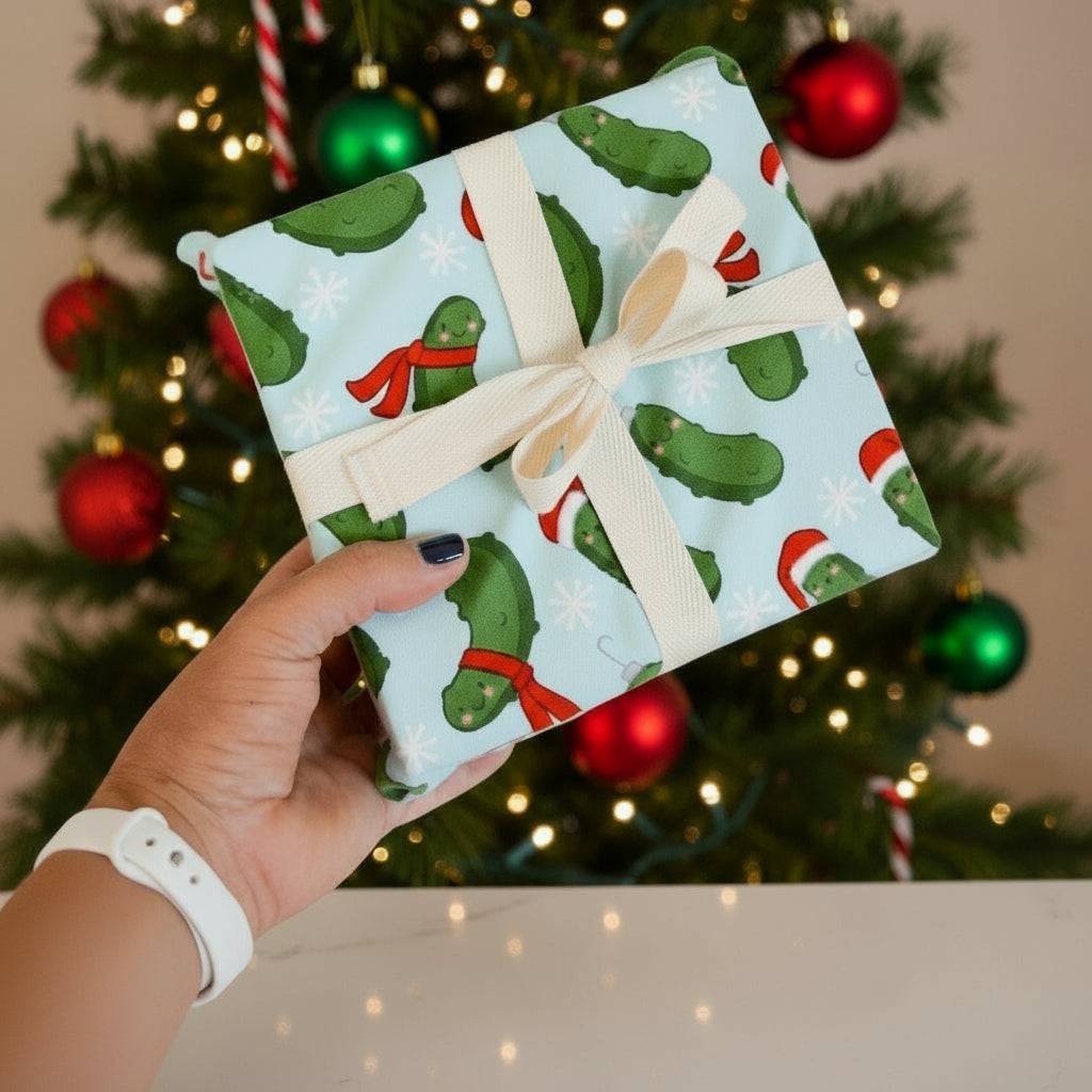 Find The Pickle Gift Wrap + Ornament Set Marley's Monsters