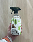 Spray Bottle & Cover: 16 oz