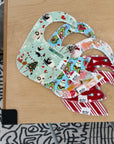 Baby Bib: Holiday Prints