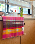 Kitchen Tea Towel: Vibrant Plaids