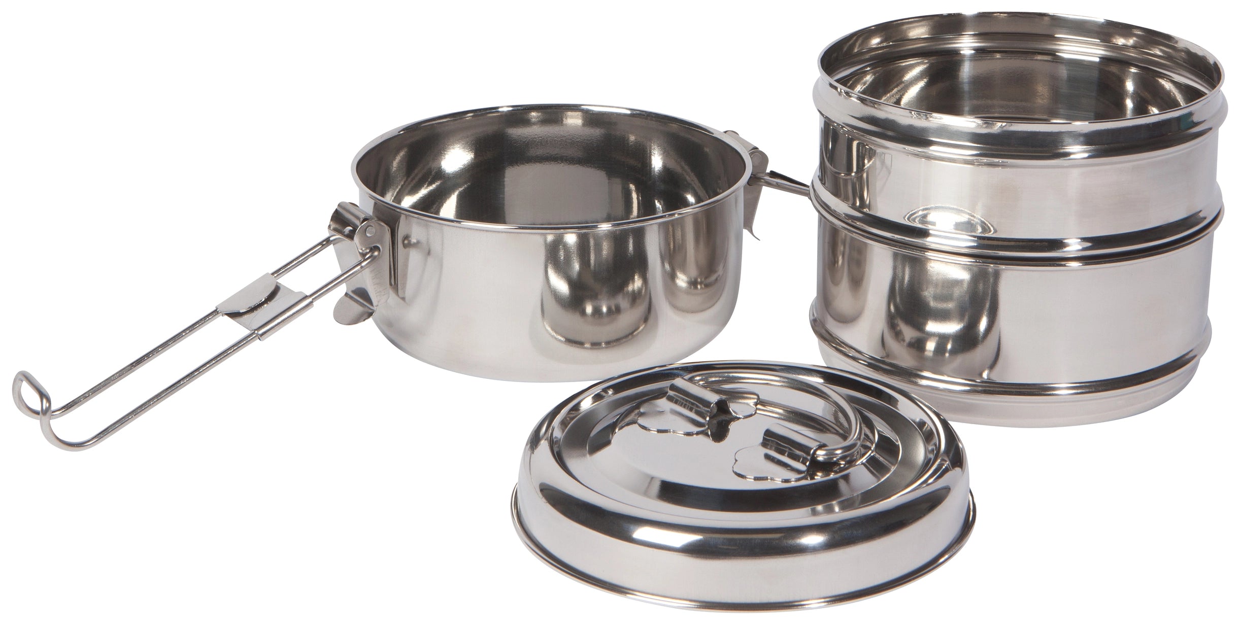 Stainless Steel Tiffin: 2 or 3 Level