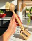 Bamboo Kitchen Dish Scrubber
