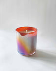 Pink Iridescent Candle: White Oak Vanilla