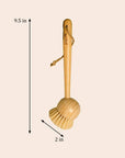 Bamboo Kitchen Dish Scrubber
