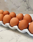 Porcelain Egg Holder Tray