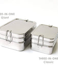 Stainless Steel Lunchbox: Classic or Giant