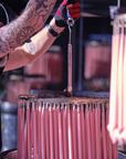 Beeswax Taper Candles: Dripless & Handmade