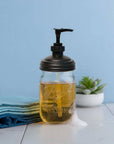 Mason Jar Pump Dispenser Lid: Regular Mouth