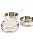 Tri Bento: Stainless Steel
