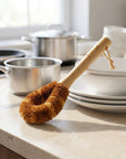 Bamboo Cleaning Brush: Sisal & Coconut