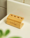 Bamboo Toothbrush Family Stand