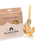 Beeswax Mini Tapered Candles: Set of 10