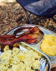 Camping Tray: Stainless Steel