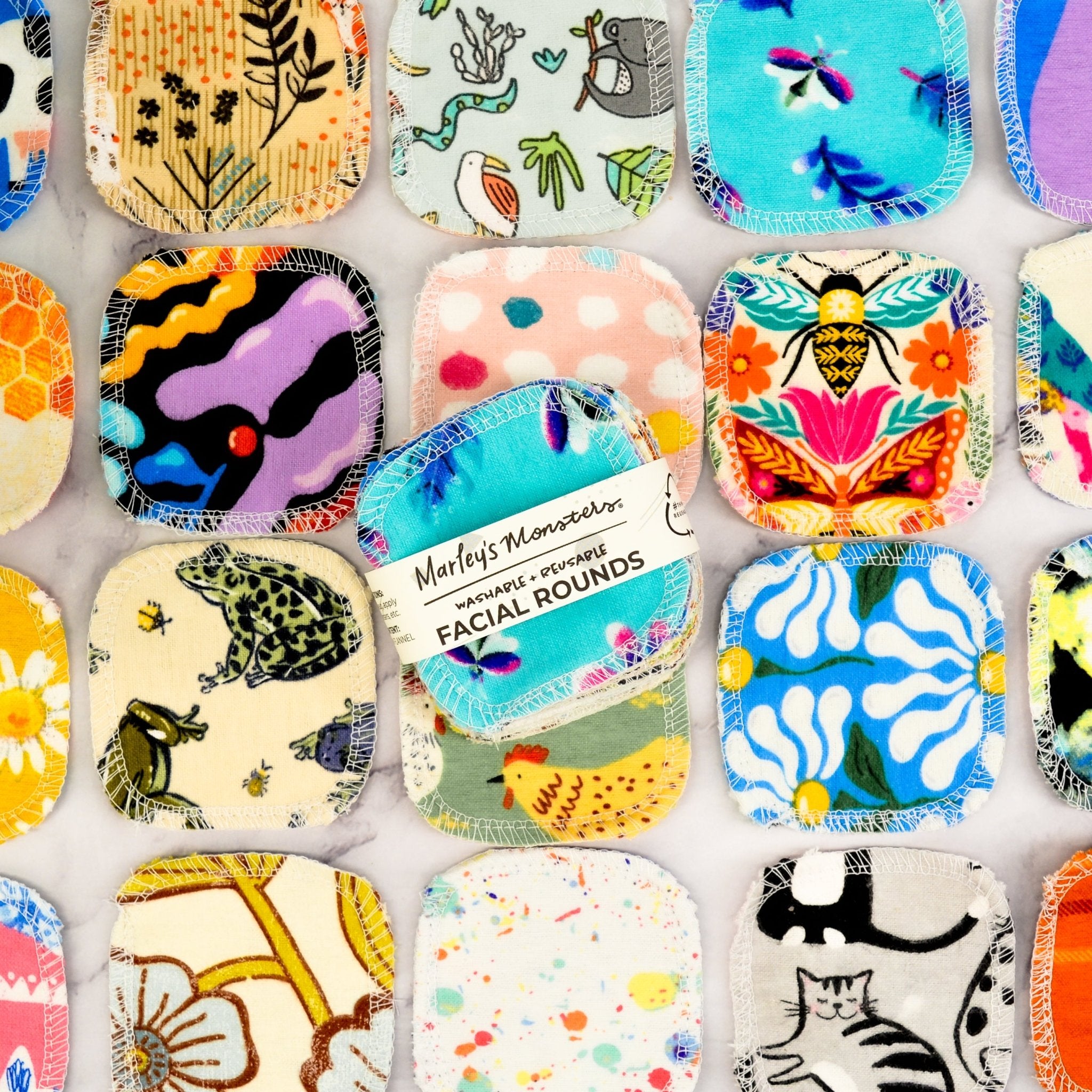 Facial Rounds: Prints - Marley's Monsters