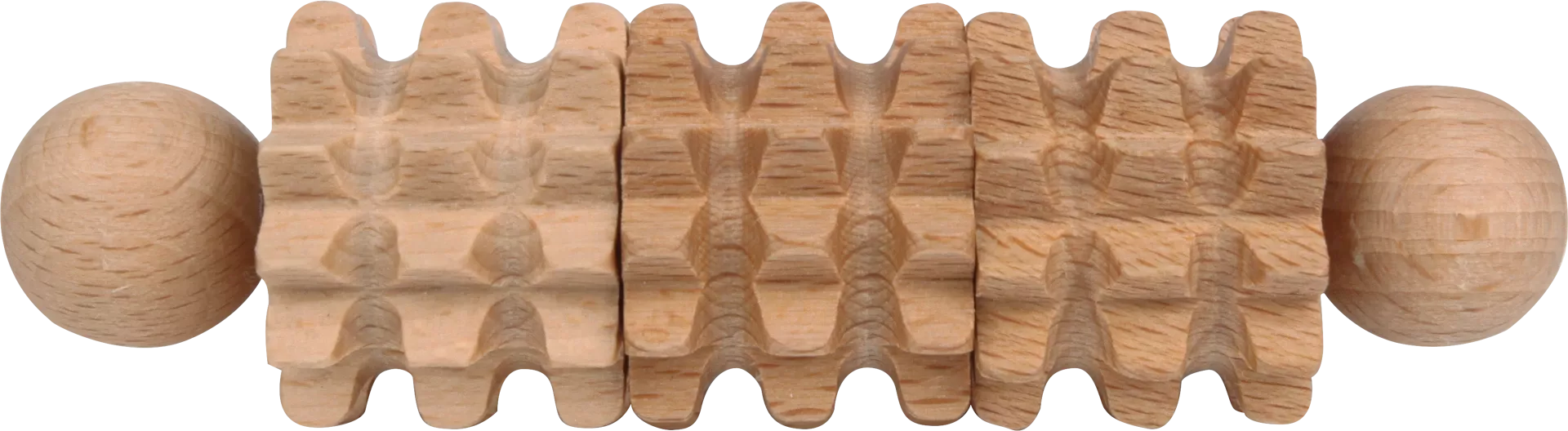 Hand Massage Roller: Beechwood