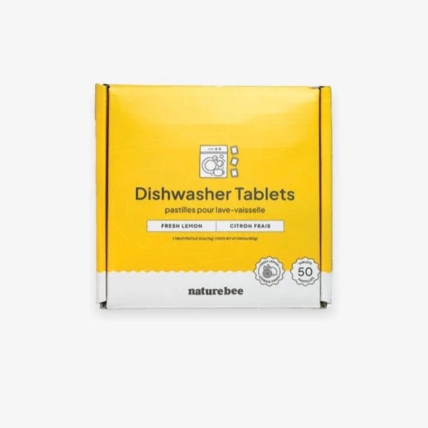 Nature Bee Dishwashing Tablets - 50 Count Box - Marley's Monsters