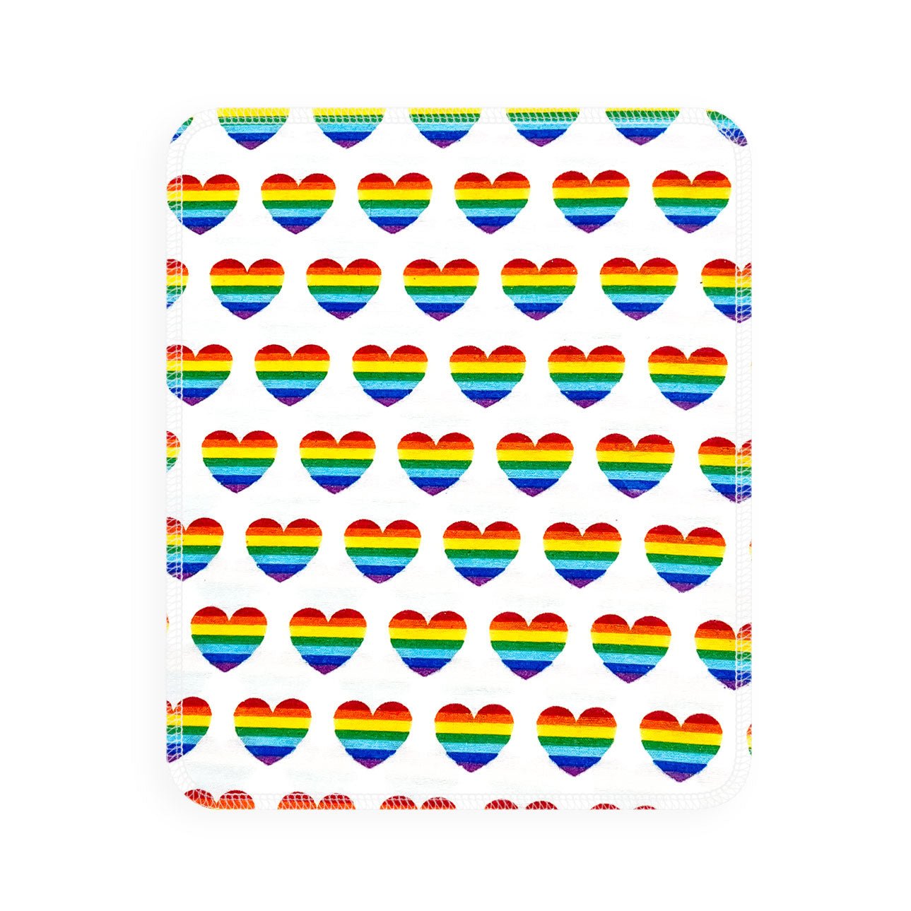 UNpaper® Towel Single: Pride Rainbow Hearts - Marley&#39;s Monsters