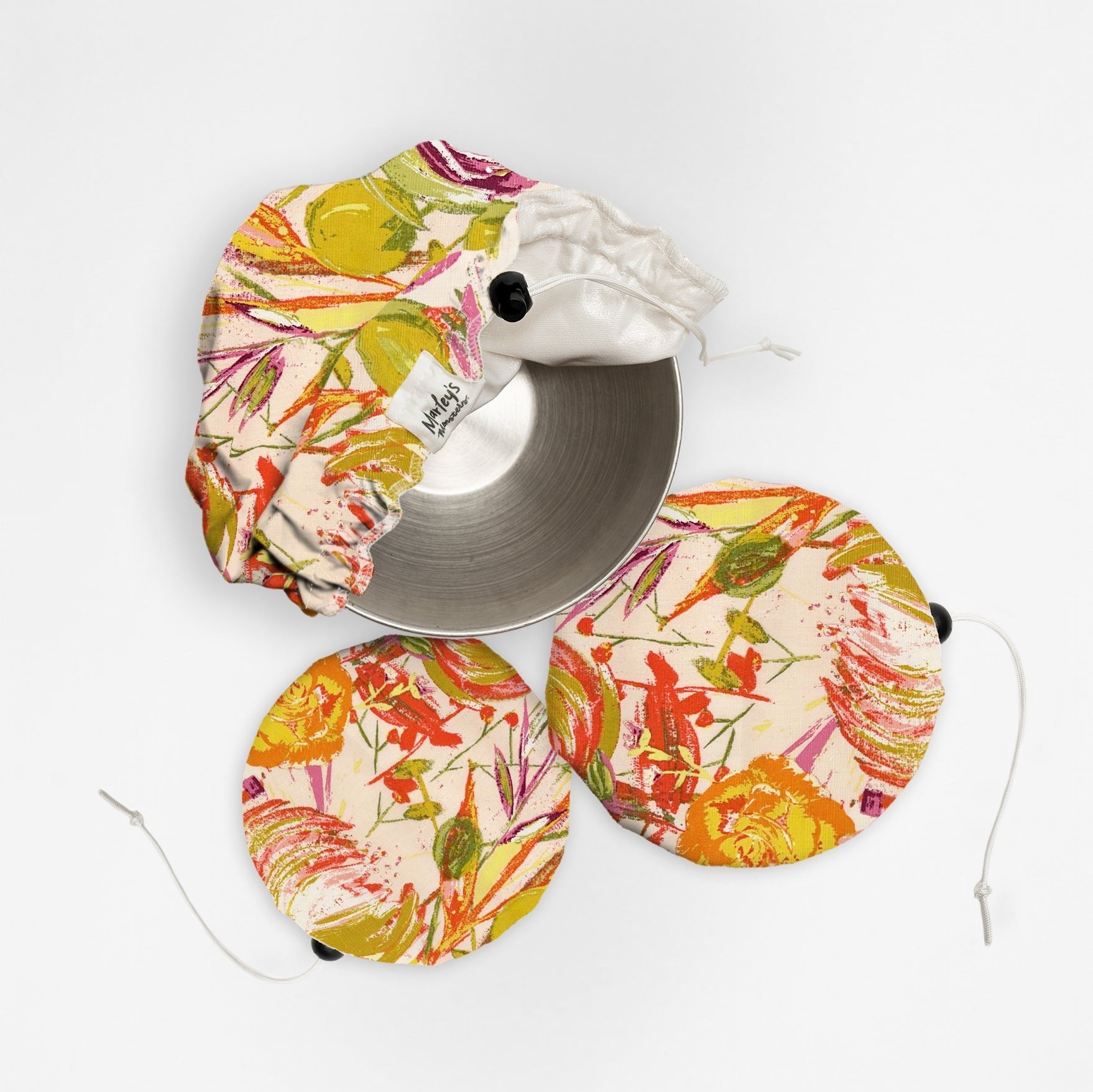 Bowl Cover Bundle: Cotton Floral - Marley&#39;s Monsters