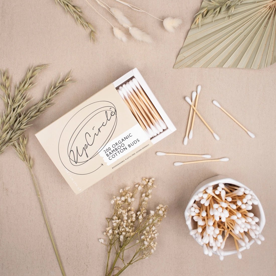 Compostable Bamboo Swabs: 200 Count - Marley's Monsters