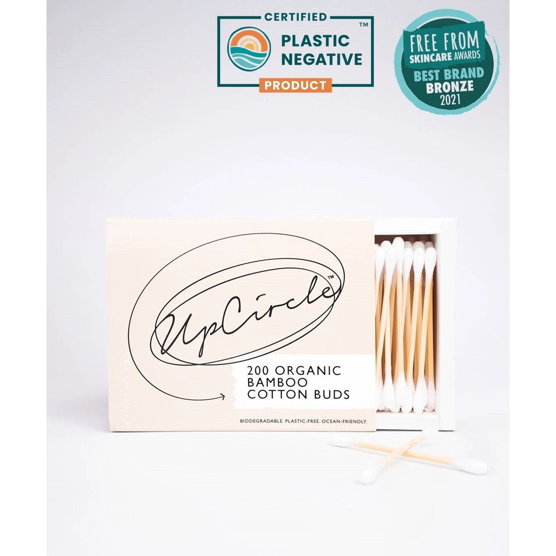 Compostable Bamboo Swabs: 200 Count - Marley's Monsters