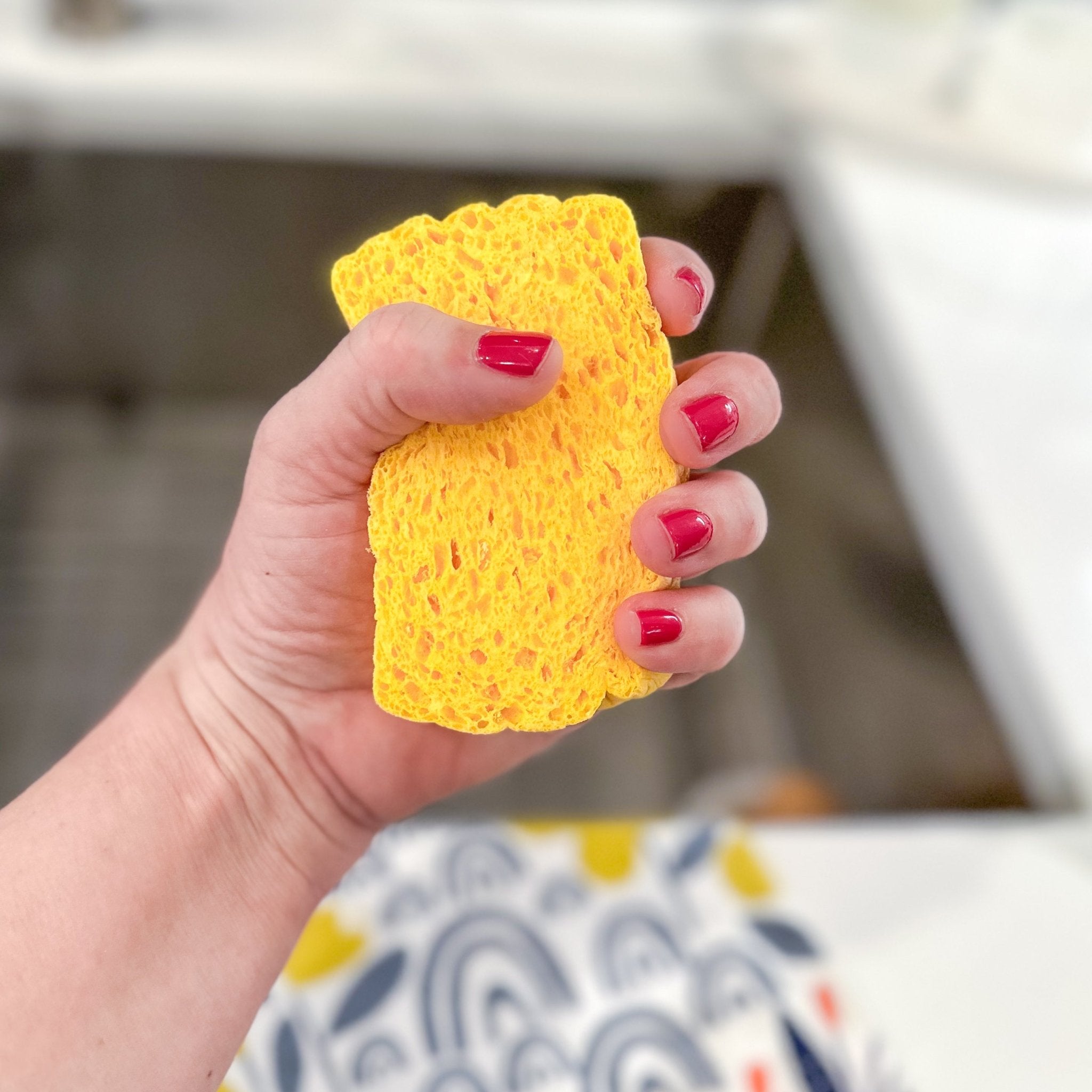 Biodegradable Cellulose Compressed Sponges - Kitchen Sponges for