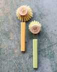 Dish Brush: Removable Head, Silicone Handle - Marley's Monsters