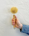 Dish Brush: Removable Head, Silicone Handle - Marley's Monsters
