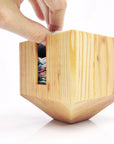 Facial Rounds Container: Wood - Marley's Monsters