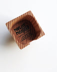 Facial Rounds Container: Wood - Marley's Monsters